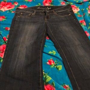 American Eagle Outfitters size 10 dark wash jeans